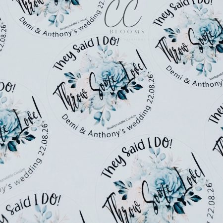 Wedding Floral Confetti Stickers