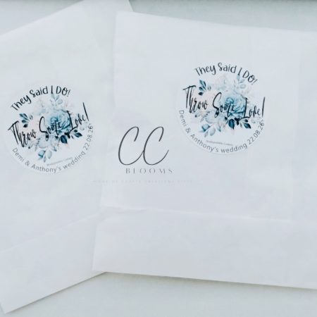 Wedding Floral Confetti Stickers