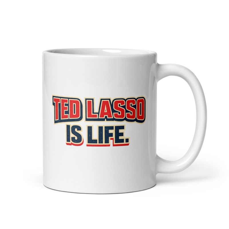 Ted Lasso Season 4 Mug – 11oz White Ceramic Retro Football Comedy Gift