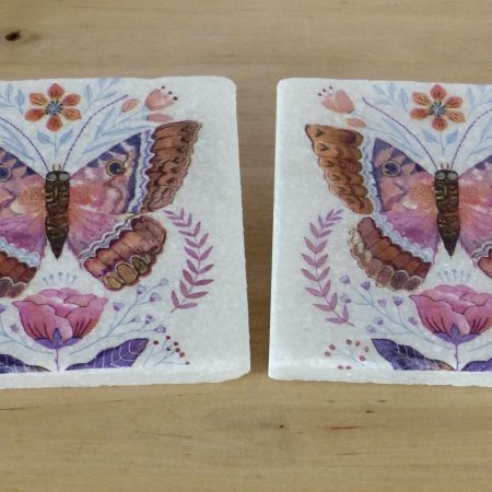 Pair of Marble Coasters - Various Designs