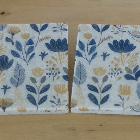 Pair of Marble Coasters - Various Designs