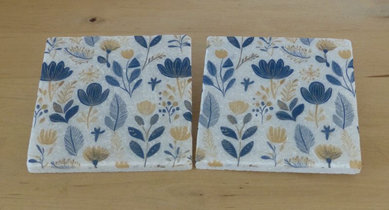 Pair of Marble Coasters - Various Designs