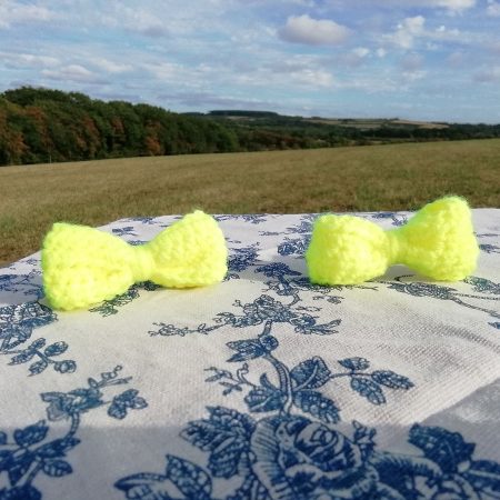 Small Crochet Bows / Flowers Handmade