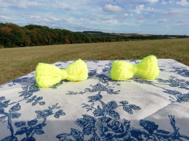 Small Crochet Bows / Flowers Handmade
