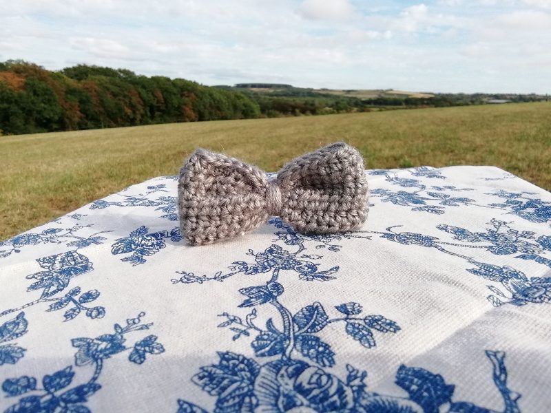 Small Crochet Bows / Flowers Handmade