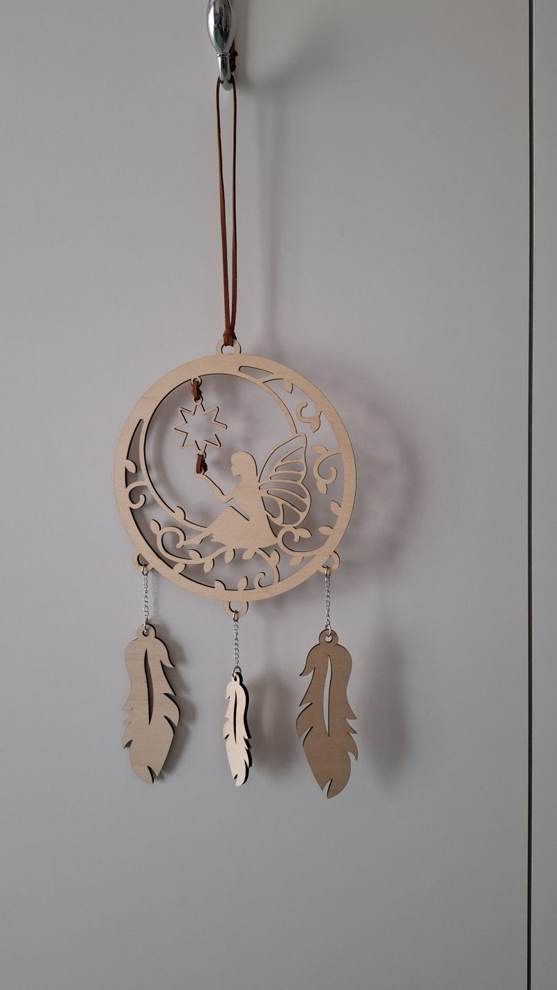 Dreamcatcher Wall Hanging, Spider Web Charm, Native Charms, Wooden Hoop Decoration