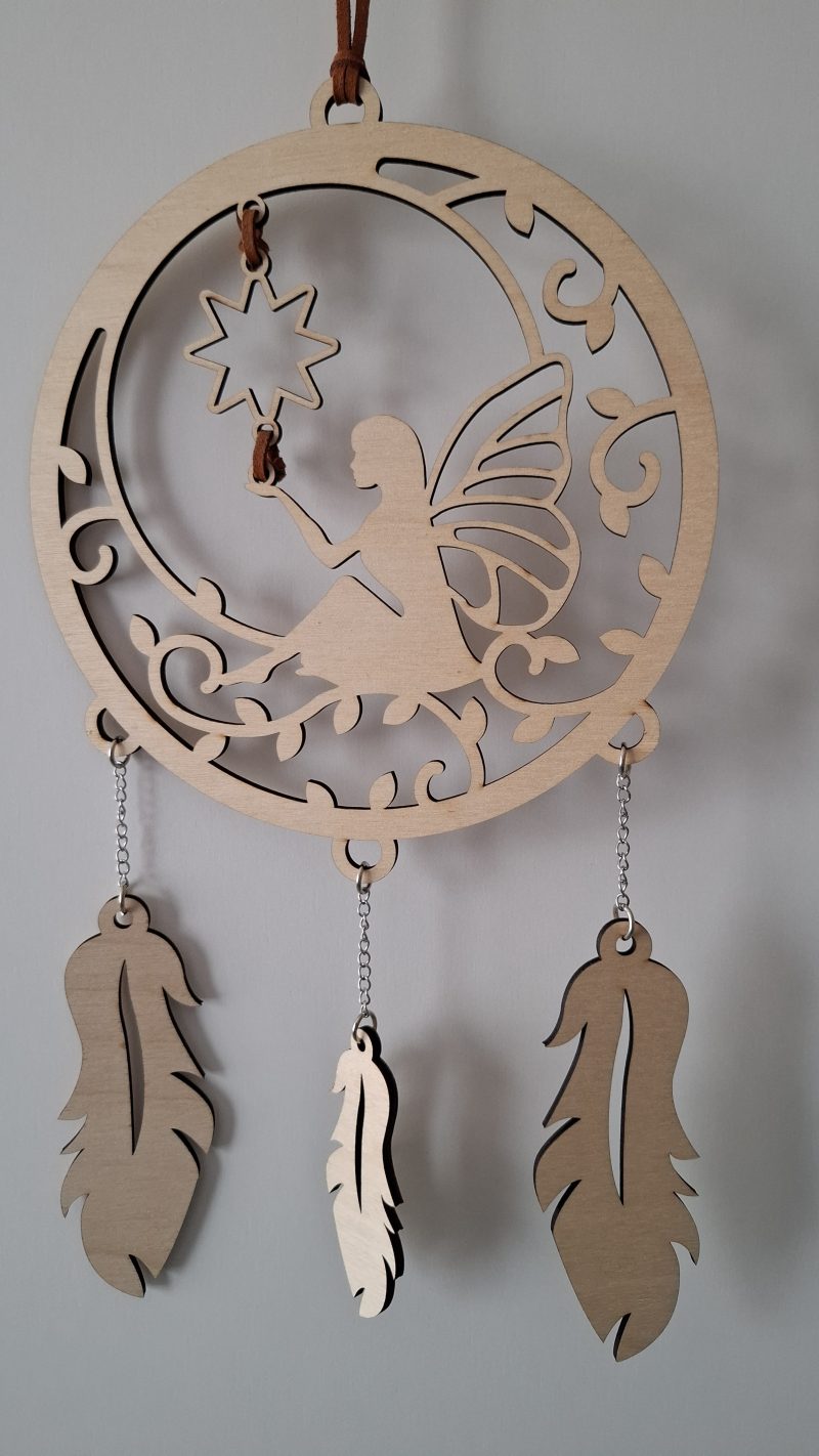 Dreamcatcher Wall Hanging, Spider Web Charm, Native Charms, Wooden Hoop Decoration