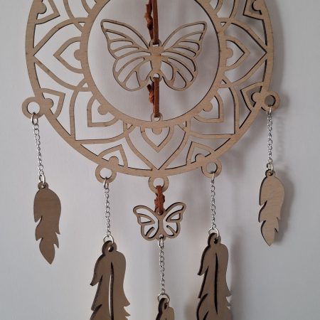 Dreamcatcher Wall Hanging, Spider Web Charm, Native Charms, Wooden Hoop Decoration