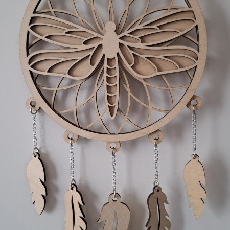 Dreamcatcher Wall Hanging, Spider Web Charm, Native Charms, Wooden Hoop Decoration