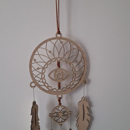 Dreamcatcher Wall Hanging, Spider Web Charm, Native Charms, Wooden Hoop Decoration