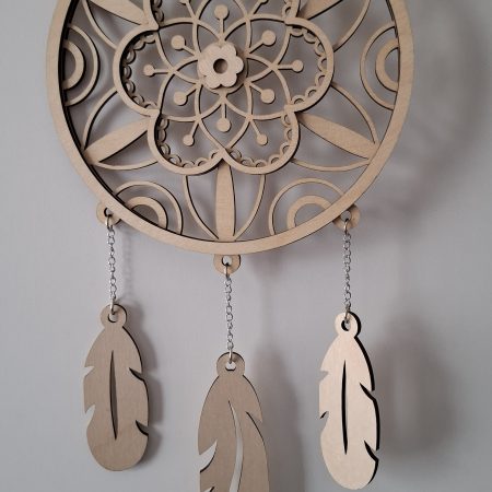 Dreamcatcher Wall Hanging, Spider Web Charm, Native Charms, Wooden Hoop Decoration