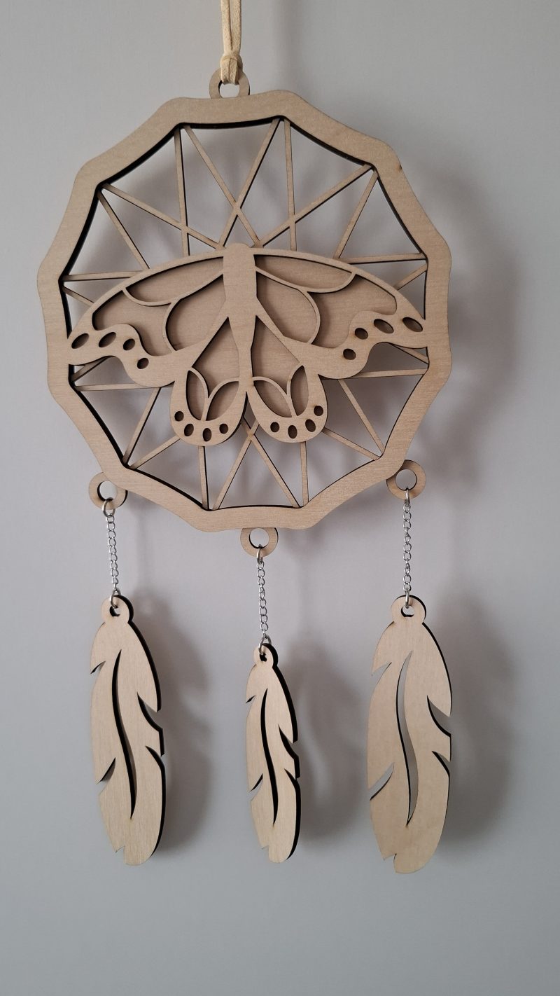 Dreamcatcher Wall Hanging, Spider Web Charm, Native Charms, Wooden Hoop Decoration