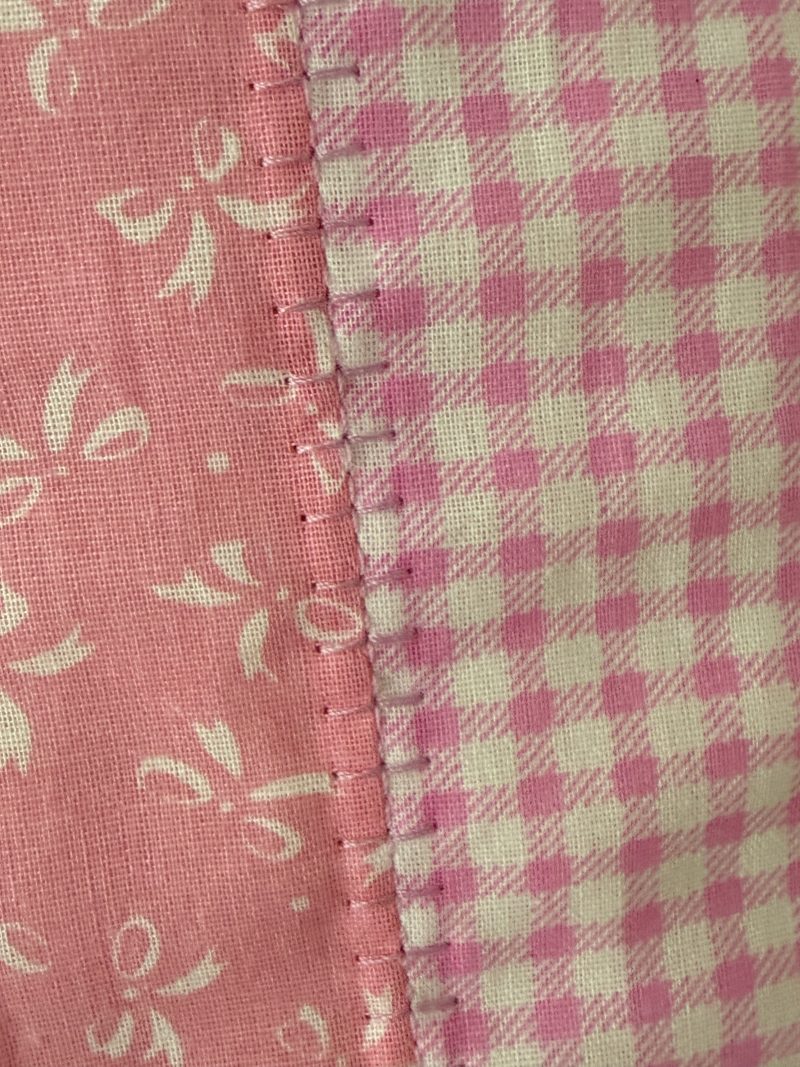 Handmade Pink Patchwork Book Sleeve | Shabby Chic • Cottagecore • Romantic Vintage