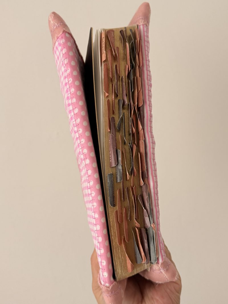 Handmade Pink Patchwork Book Sleeve | Shabby Chic • Cottagecore • Romantic Vintage