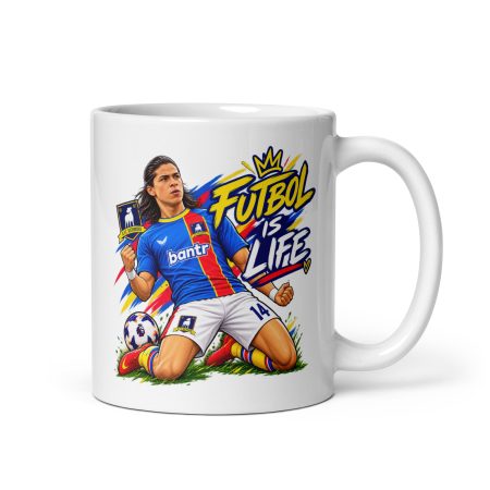 Dani Rojas Futbol Is Life Mug – White Ceramic 11oz Funny Football Fan Gift