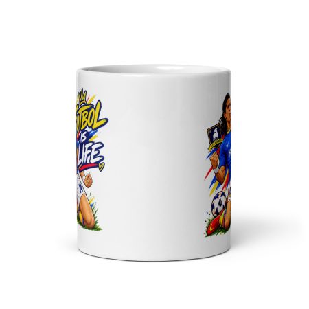Dani Rojas Futbol Is Life Mug – White Ceramic 11oz Funny Football Fan Gift
