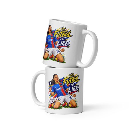 Dani Rojas Futbol Is Life Mug – White Ceramic 11oz Funny Football Fan Gift