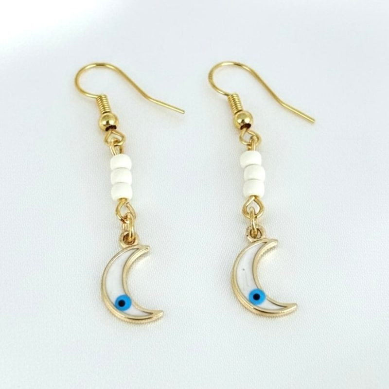 Celestial Moon -Earrings in a Bottle