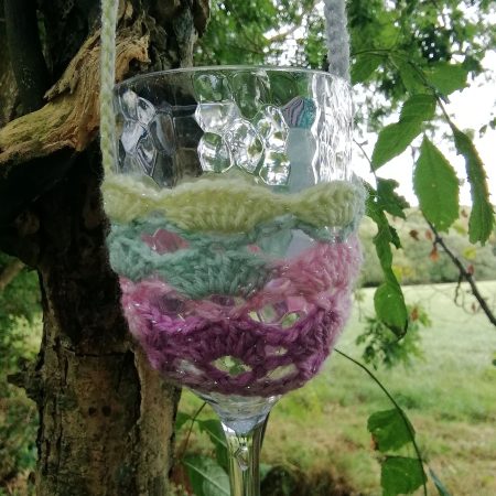 Festival Ready Wine Glass Holder / Flask Holder