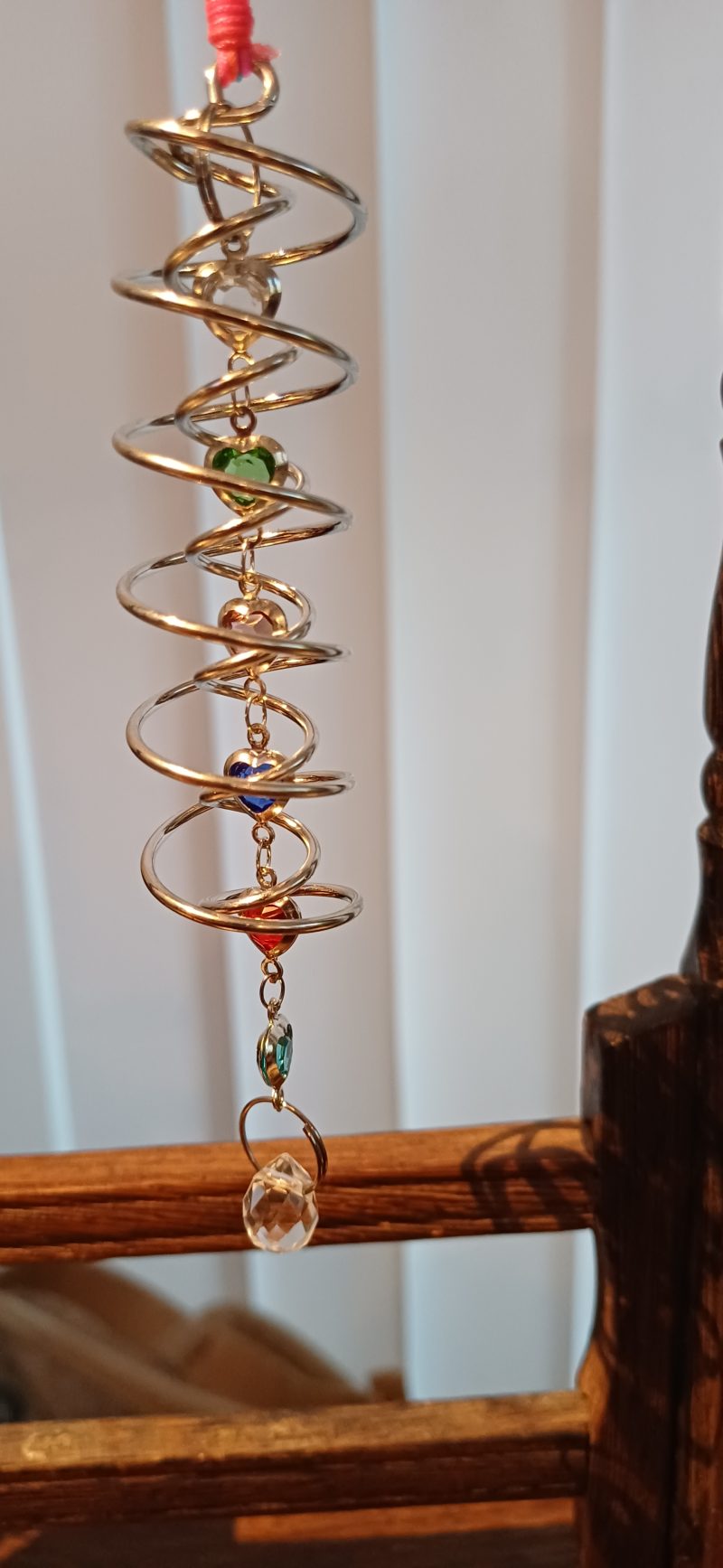 Miniature Hanging Suncatcher – Hearts