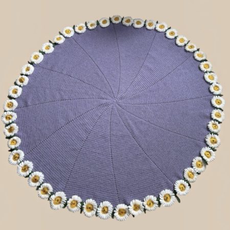 Handmade Crochet 2-in-1 Daisy Bouquet Circle Blanket Throw .ThatCrochetLadyUk