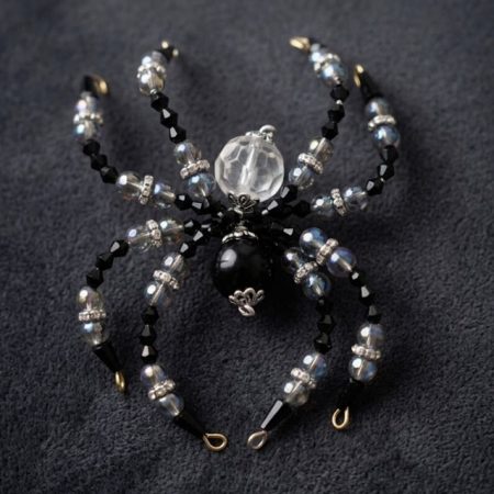 Glided Twilight Spider Suncatcher