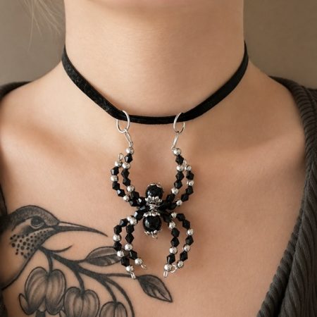 Velvet Widow Spider Choker