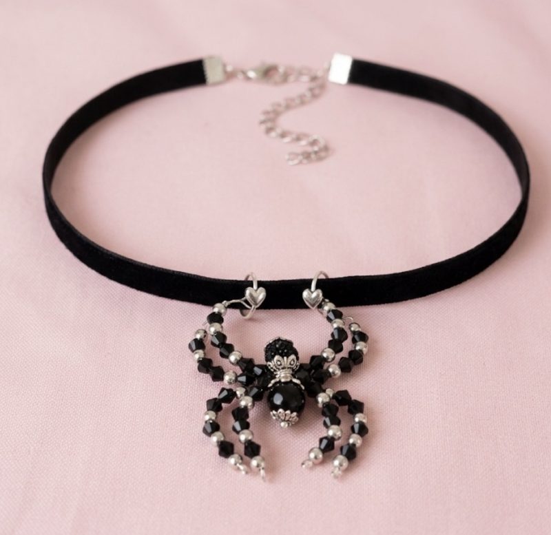 Velvet Widow Spider Choker