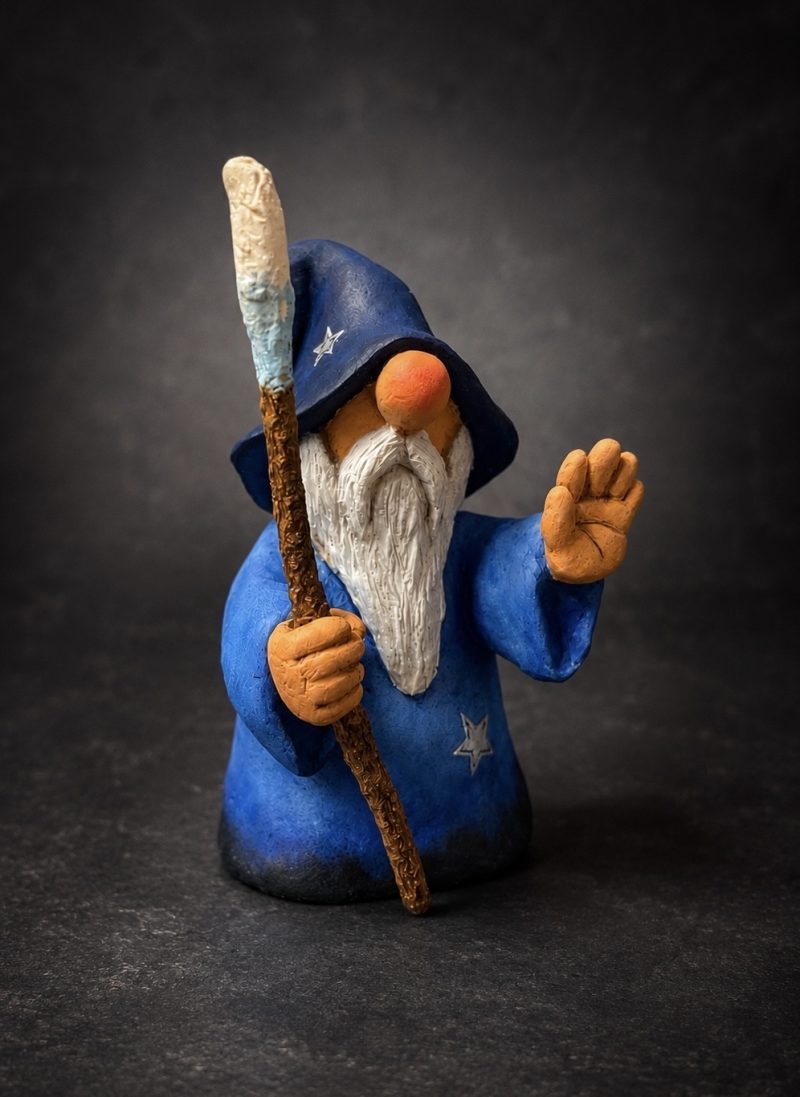 ‘Oakenberry’ Gnome Wizard Figurine
