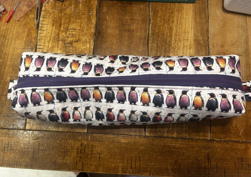 Quilted hair tool bag