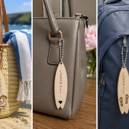 Cornwall Surfboard Bag Charm
