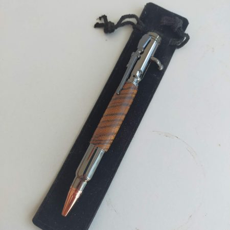 LEE ENFIELD style HANDCRAFTED WOOD TURNED PEN.