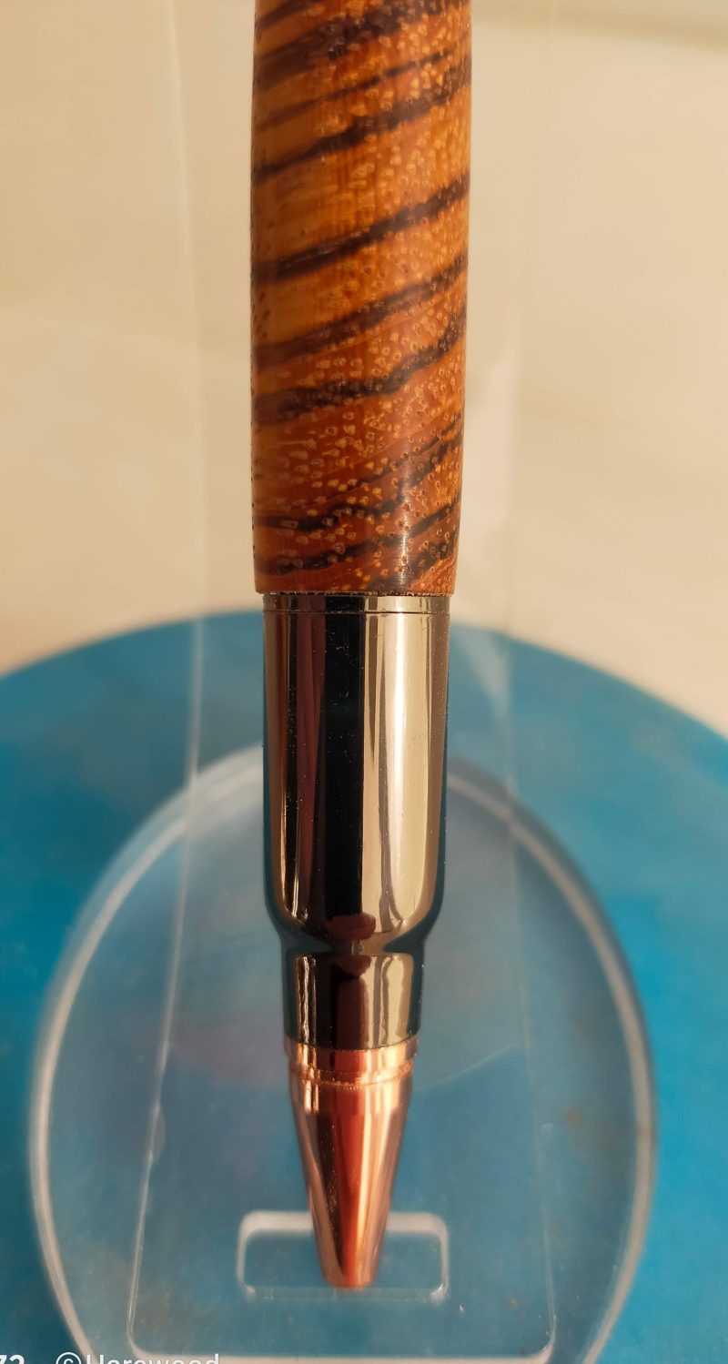 LEE ENFIELD style HANDCRAFTED WOOD TURNED PEN.