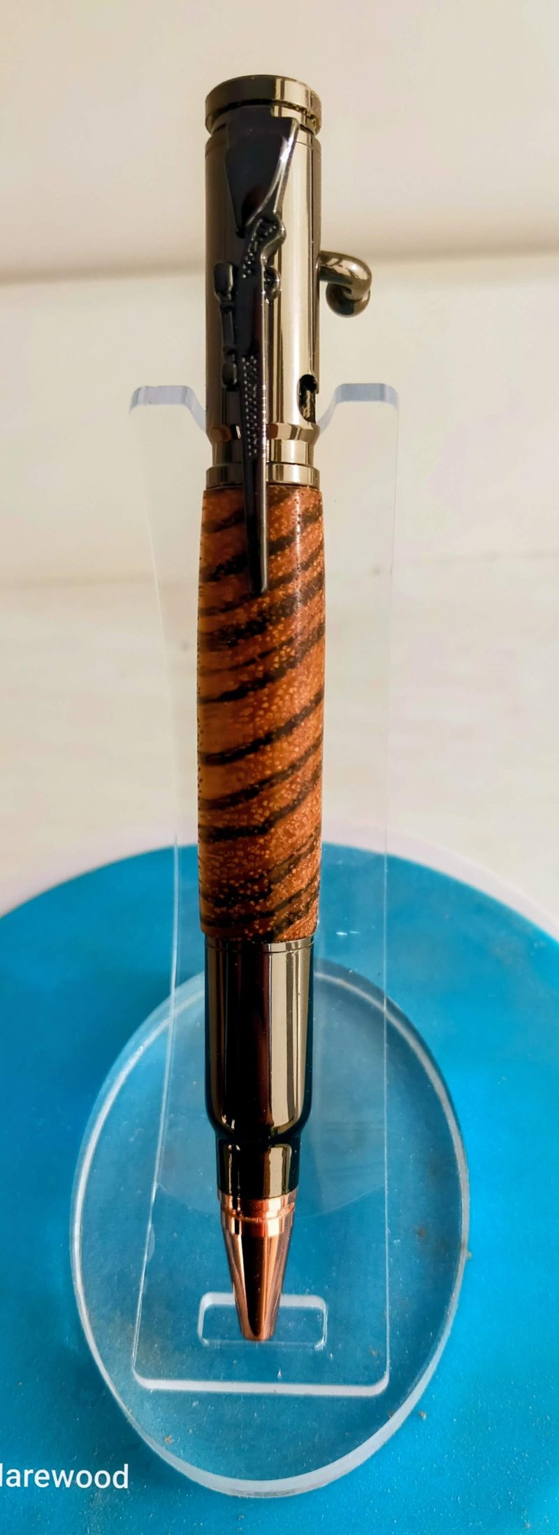 LEE ENFIELD style HANDCRAFTED WOOD TURNED PEN.