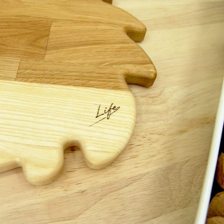 Hedgehog Chopping Board - Oak & Ash Hand Made