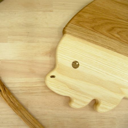 Hedgehog Chopping Board - Oak & Ash Hand Made
