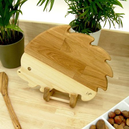 Hedgehog Chopping Board - Oak & Ash Hand Made