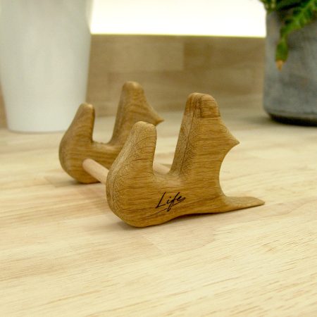 Handmade Fox Chopping Board in British Oak – Wooden Fox Gift
