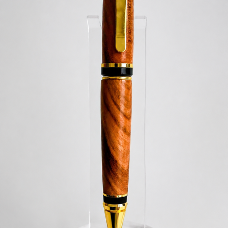 Cigar pen with Xylia hardwood. Black refill.