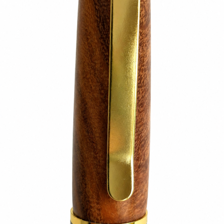 Cigar pen with Xylia hardwood. Black refill.