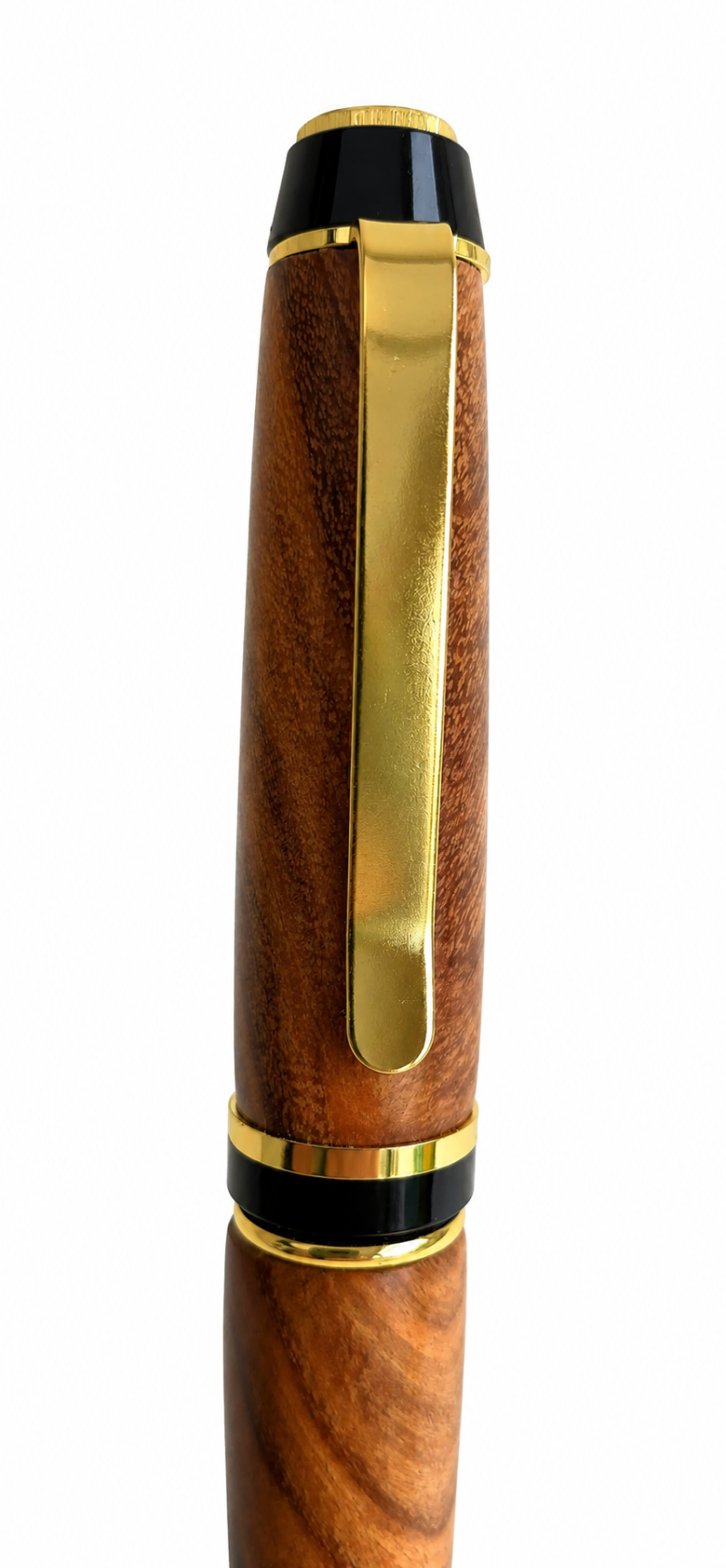 Cigar pen with Xylia hardwood. Black refill.