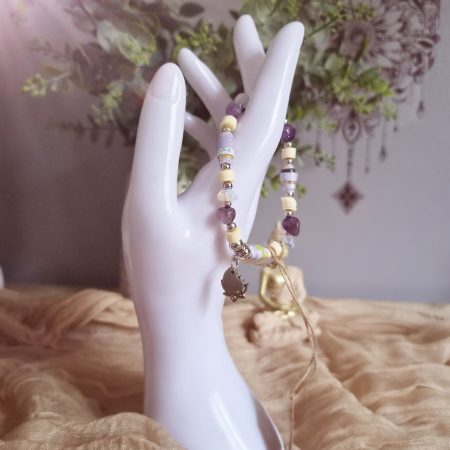 The Lavender Fields Bracelet (one of a kind)