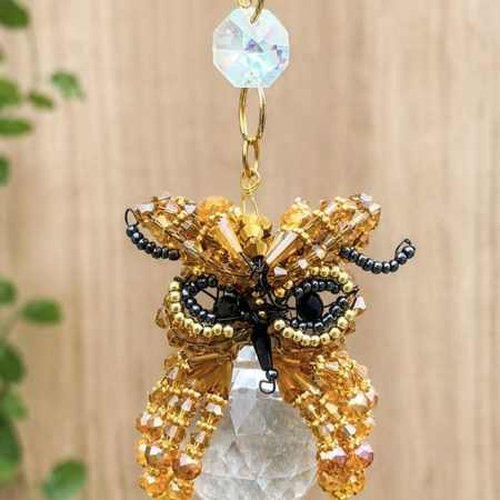 Golden Owl Suncatcher