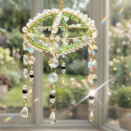 Emerald Prism Suncatcher