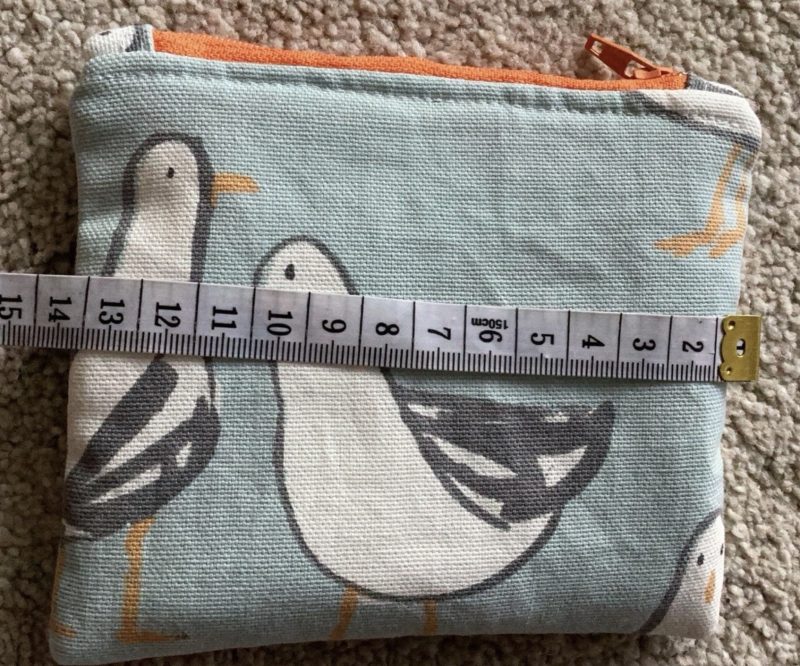 Quirky Fun Duck Egg Blue Seagull Print Small Coin/Card Purse