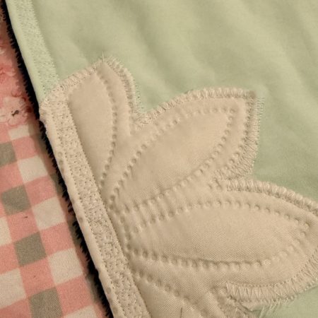 Handmade upcycled patchwork quilt/blanket