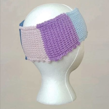 Handmade Colour Block Crochet Headband and Twisted Ear Warmer
