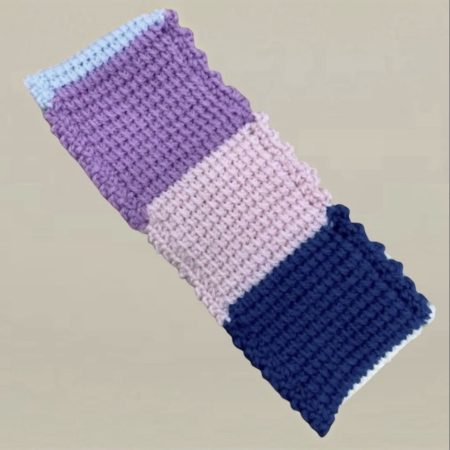 Handmade Colour Block Crochet Headband and Twisted Ear Warmer