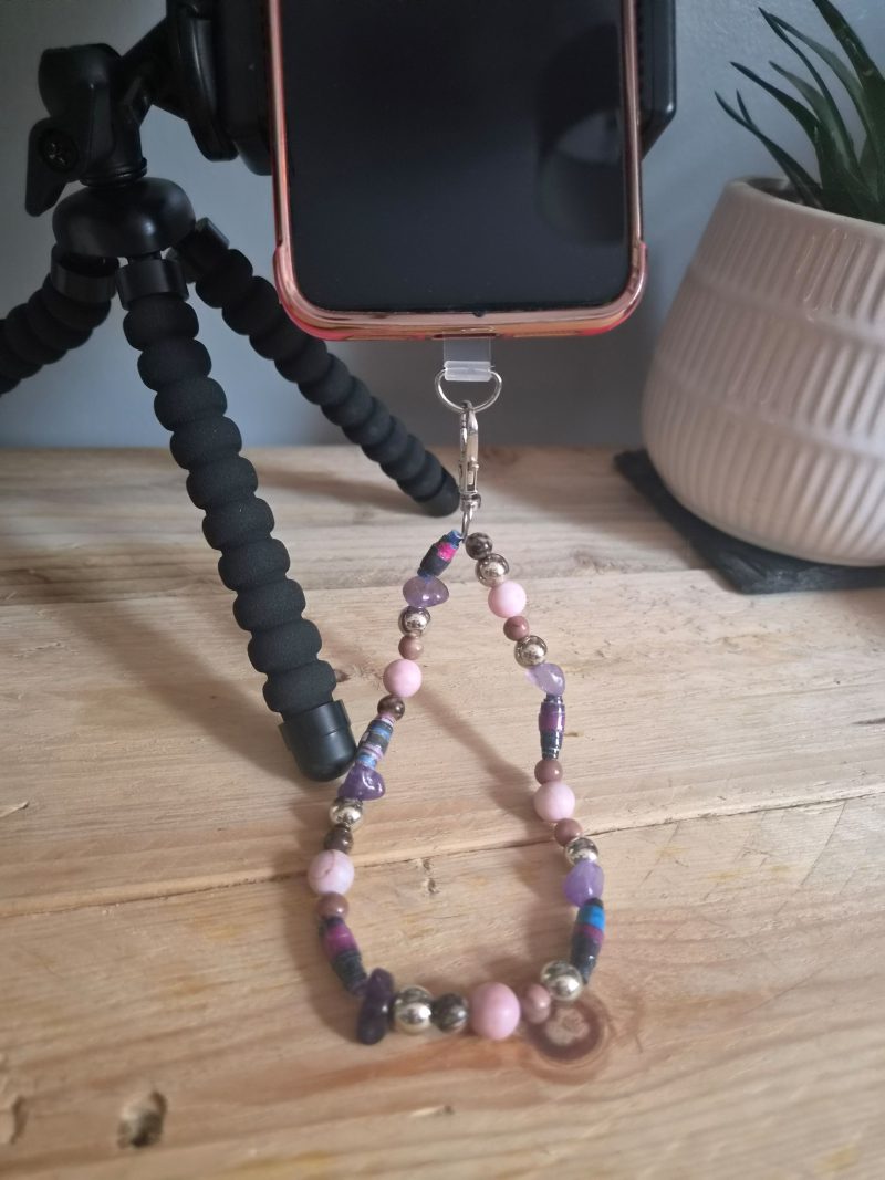The Lilac Mulberry Phone Strap