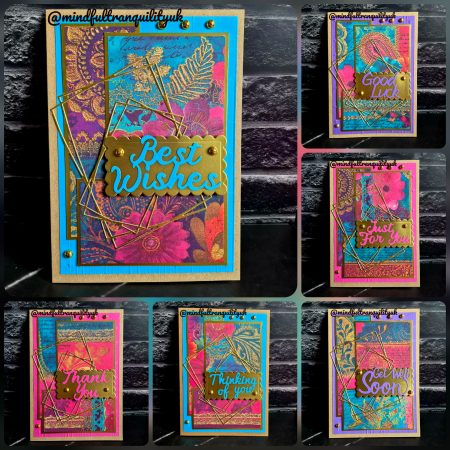 Bohemian Blessings Greetings Card | Abstract Joy Collection